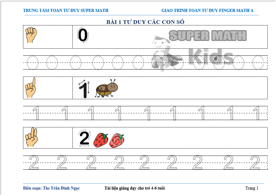 Tài liệu học toán finger math