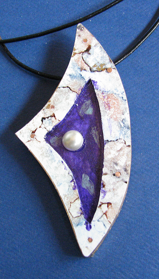 One Man's Journey in Jewelry Making Faux Bone Pendant