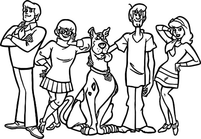 Best Scooby-Doo coloring games for kids | Scooby-Doo Free Printable Coloring Pages