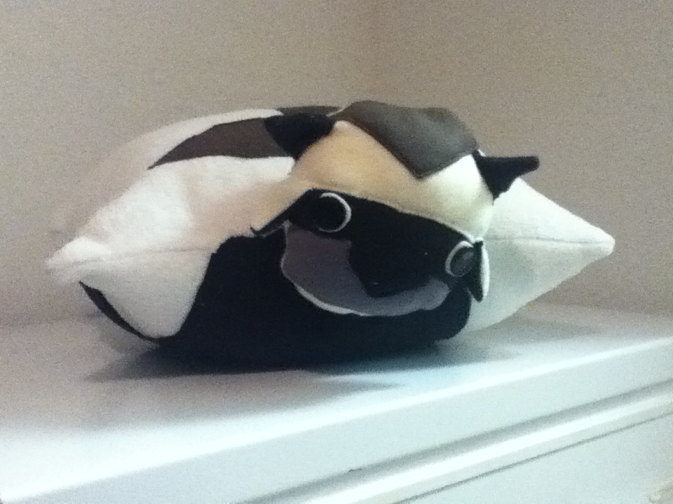 The Purple Bug Project Appa Pillowpet and a Minecraft Mooshroom