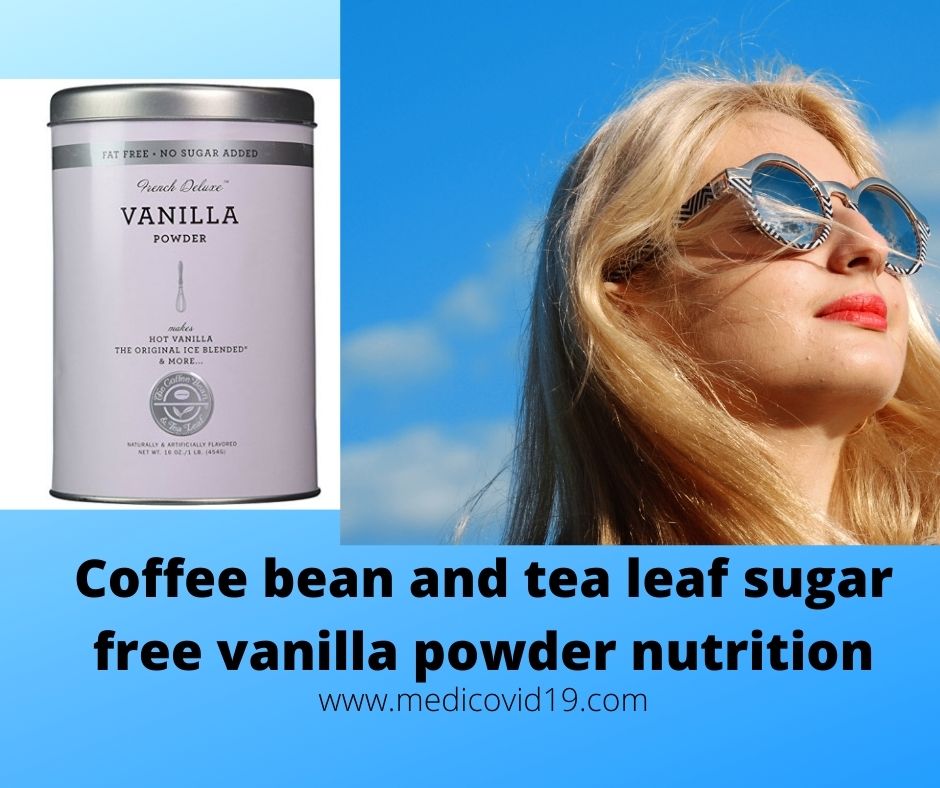 Coffee bean and tea leaf sugar free vanilla powder nutrition
