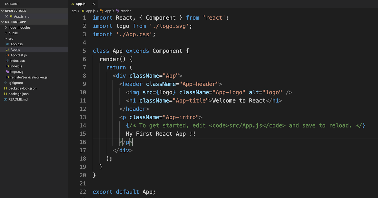 Getting started with React Application : How to install and setup React ...