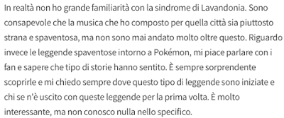 Le parole di Junichi Masuda a Multiplayer.it sulla Sindrome di Lavandonia in Pokémon