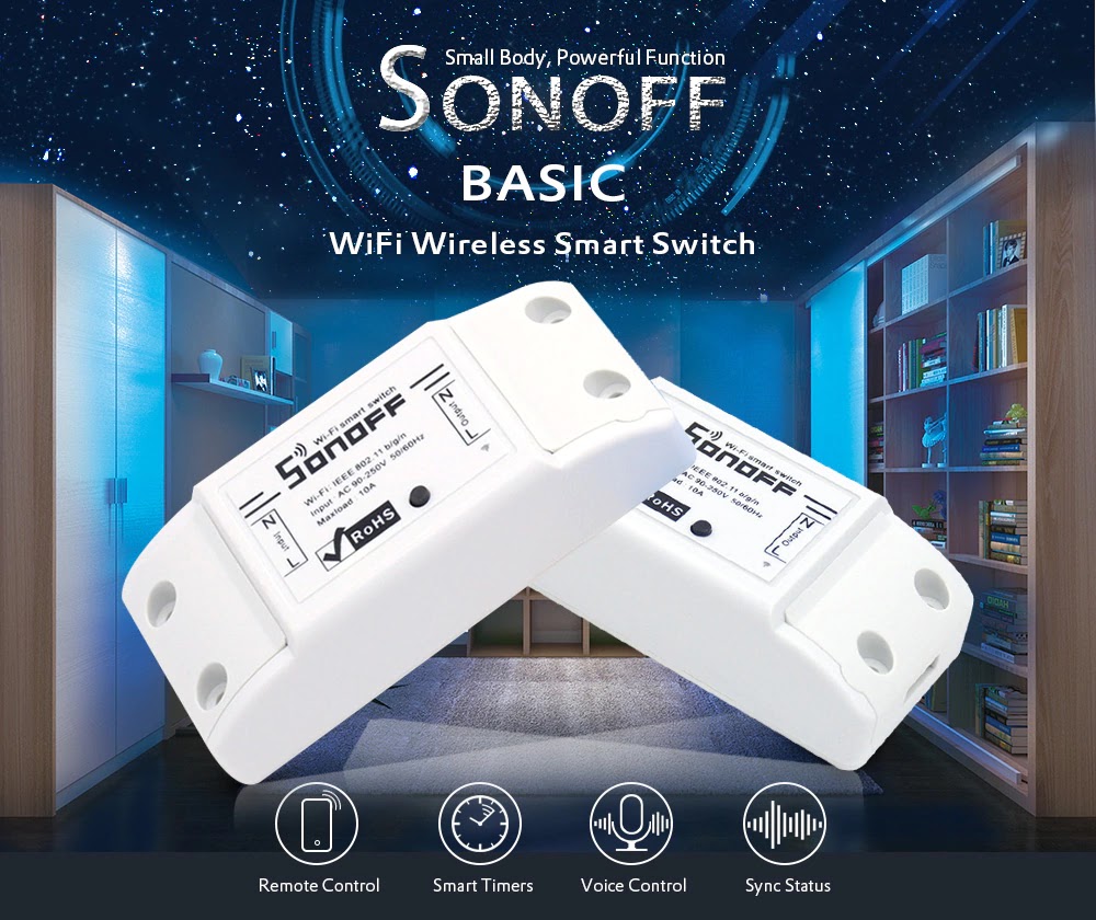 Alexa N Arrive Pas à Se Connecter à Internet En promo : Commutateur Sonoff Basic compatible google home et Amazon Alexa