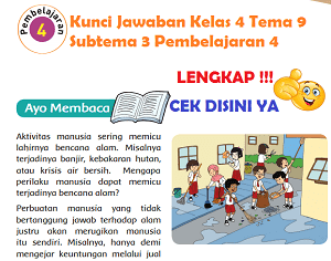 Soal Ph Tema 9 Kls 4 Kur 2013 Revisi 2017