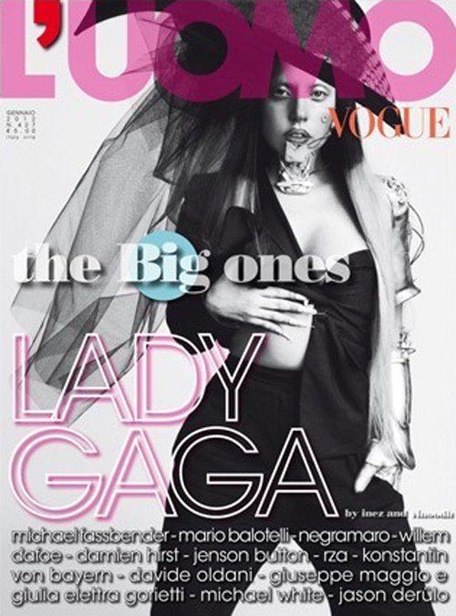 LADY GAGA for L'UOMO VOGUE Jan.2012