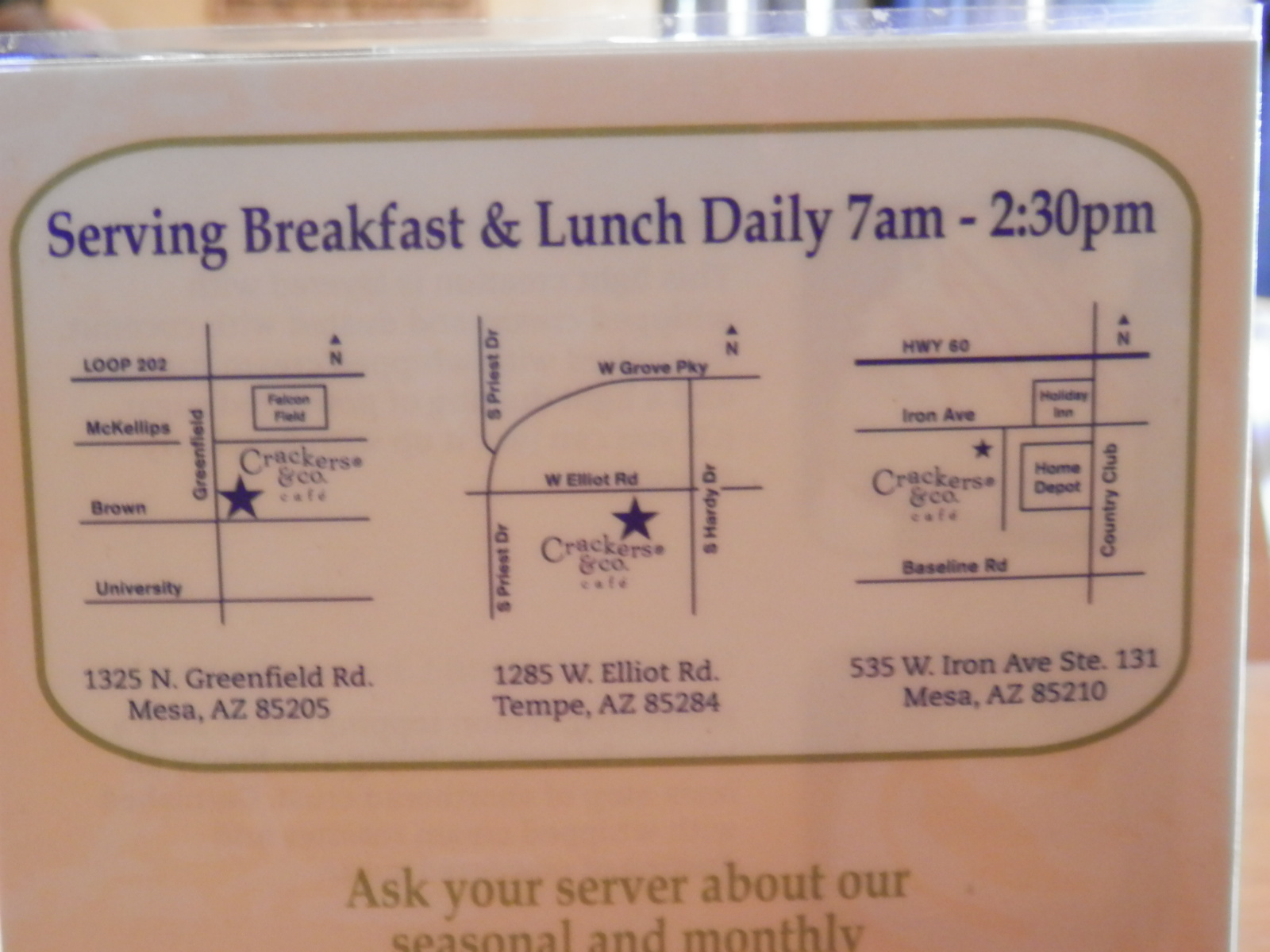 Keep Your Fork Good Things are Coming Crackers & Company Brown