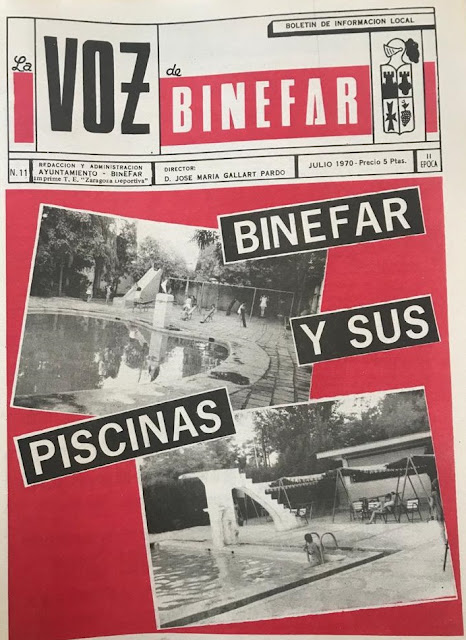 1970: Temporada de Piscinas en Binéfar