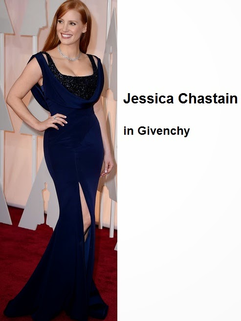 Look Óscares 2015 Jessica%2BChastain%2Bin%2BGivenchy - Look Óscares 2015