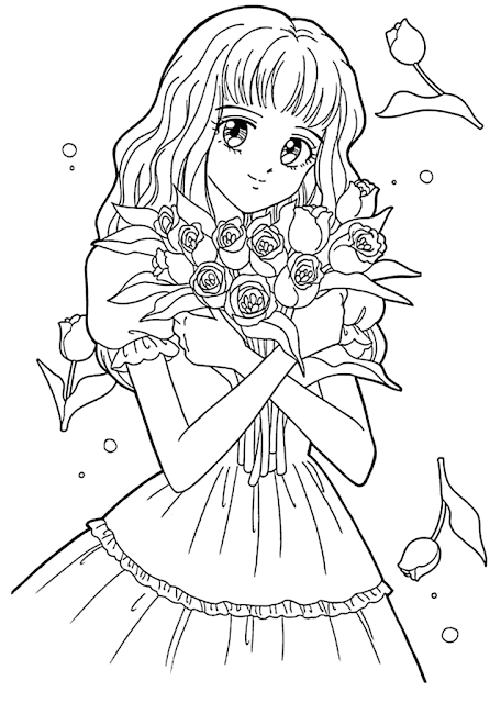 12 Best Pampered Anime Coloring Pages