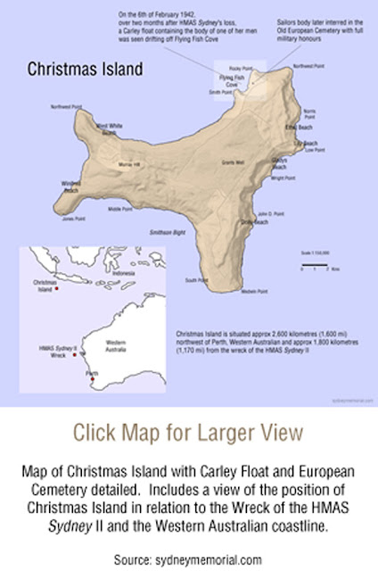 Map of Sydney location and where the only body was found worldwartwo.filminspector.com