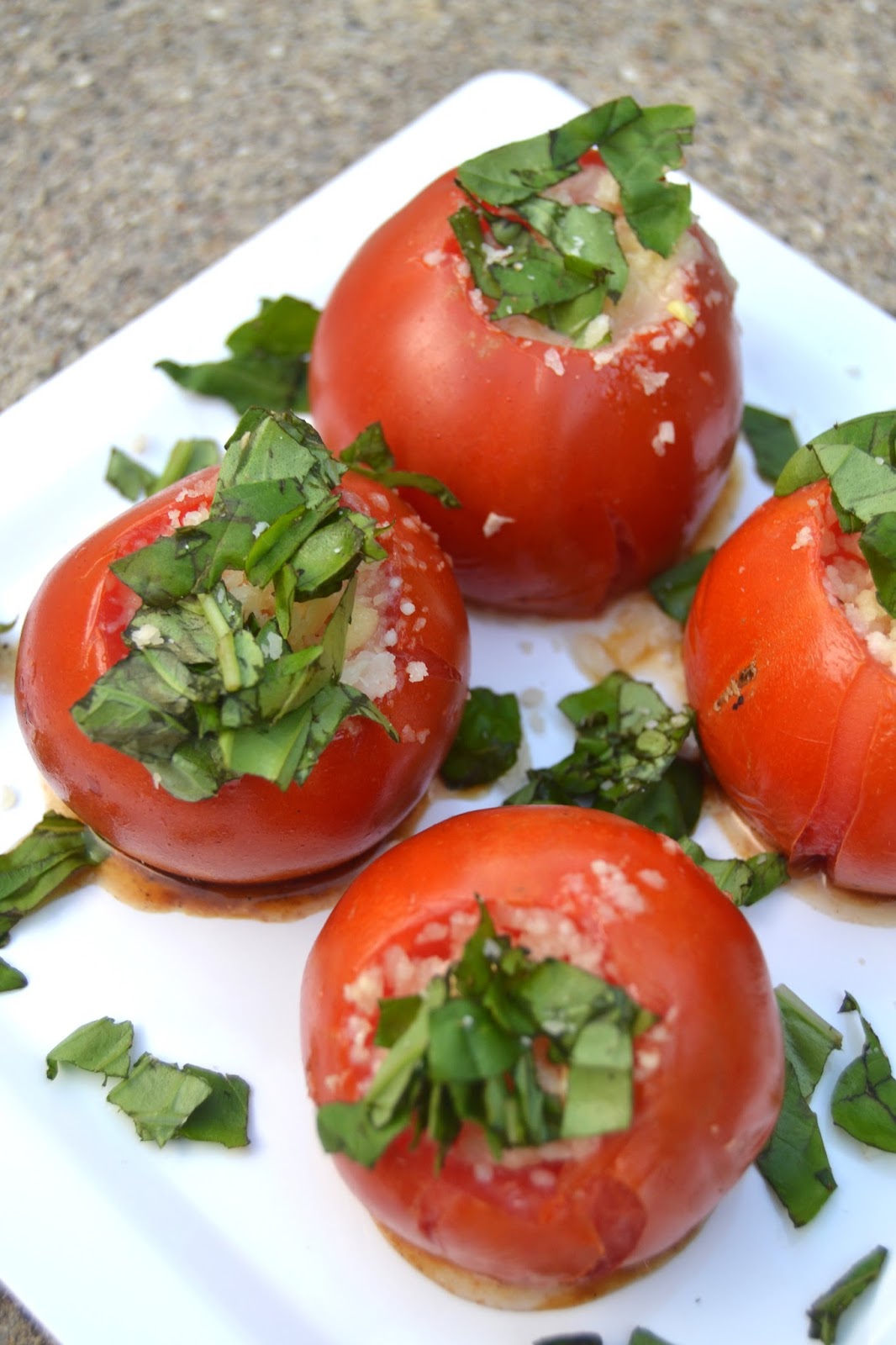 Parmesan Basil Grilled Tomatoes The Nutritionist Reviews