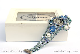 Bracelet "Lady Sybil" beaded by PrettyNett.de