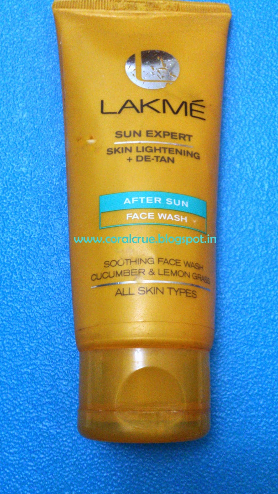 Lakme Sun Expert Skin Lightening + Detan After Sun Face Wash Review