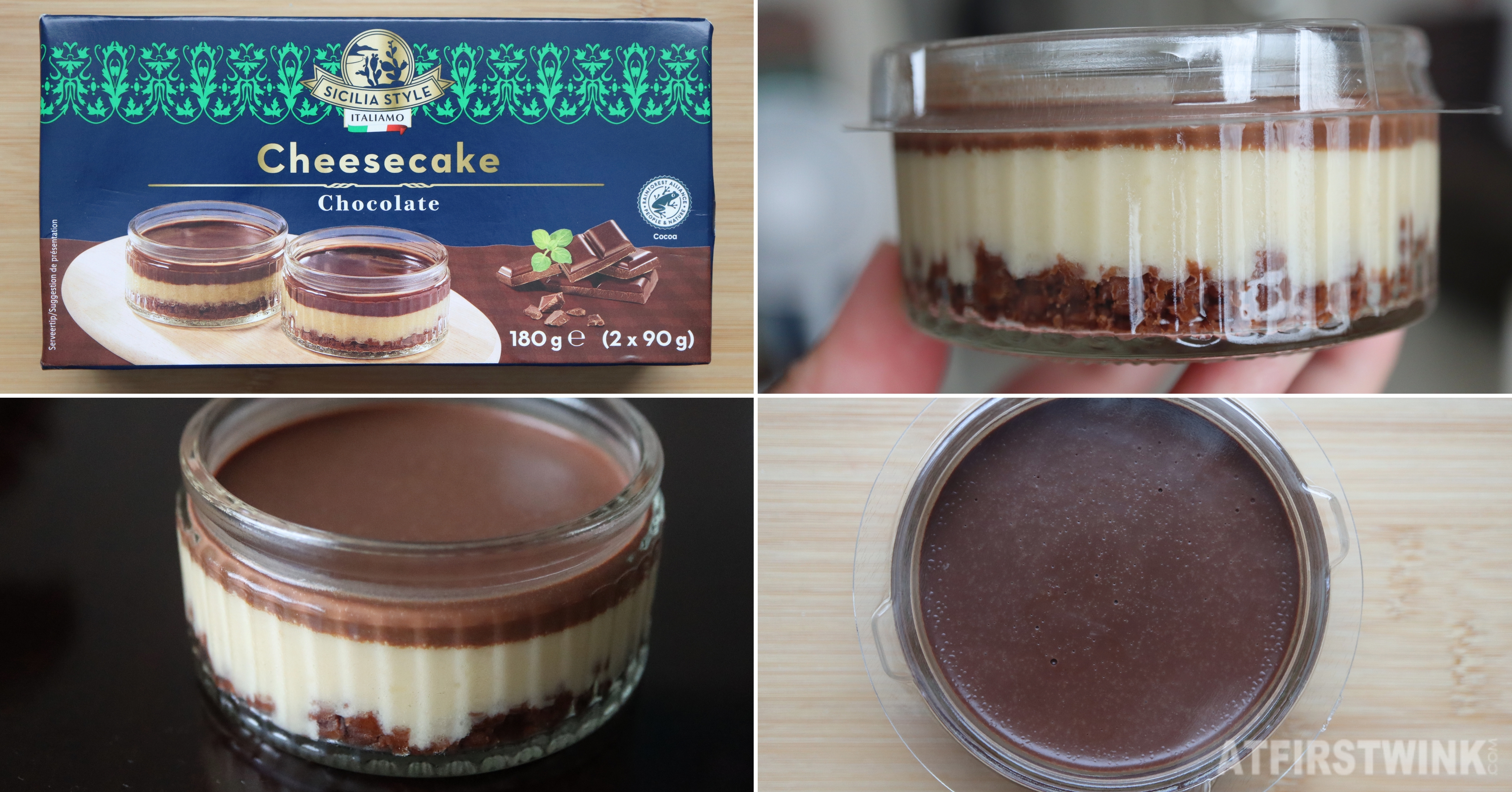 Lidl supermarket Italiamo Sicilia style cheesecake chocolate