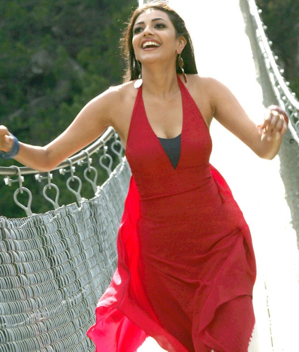 Kajal Agarwal Latest Photos In Spicy Red Dress