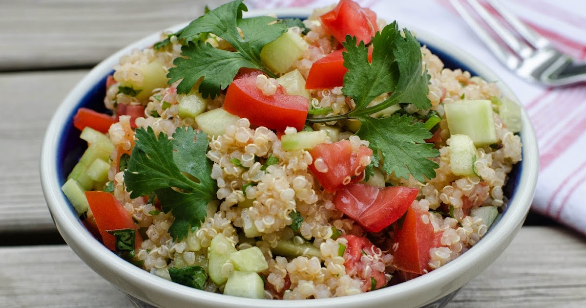 Enjoying Life with Nina in Seattle: Quinoa Salad with Tomatoes ...