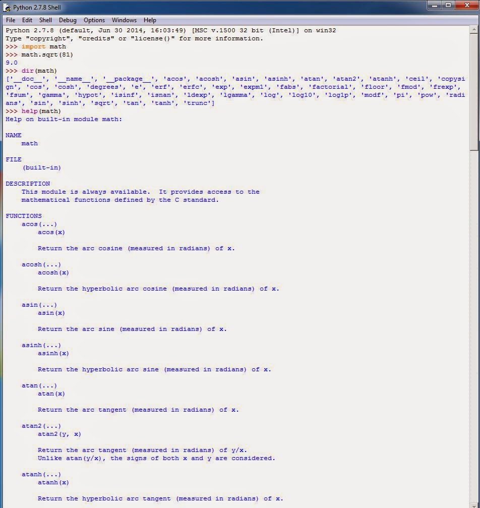 Python Programming Module Information