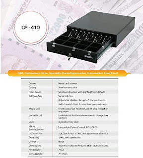 Cash Drawer is Important POS Accessories for efficient Cash Managemet  at Billing POS Counter & how to configure it with POS Machine for Auto Opening.