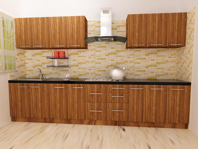 wpc board kitchen design