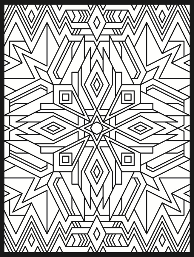 illusion coloring pages for adults - photo #22
