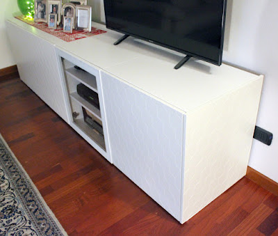 HomeShapedPicture IKEA HACKED TV STAND https://home-shaped.blogspot.com/