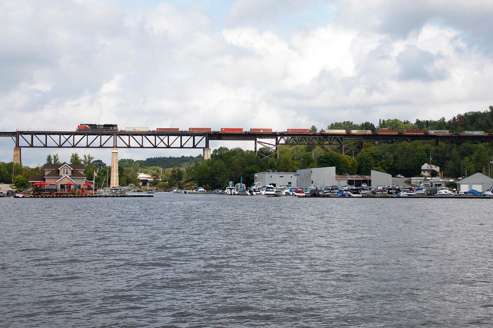 Industrial History 1908,2018 CPR Parry Sound Trestle over Seguin River