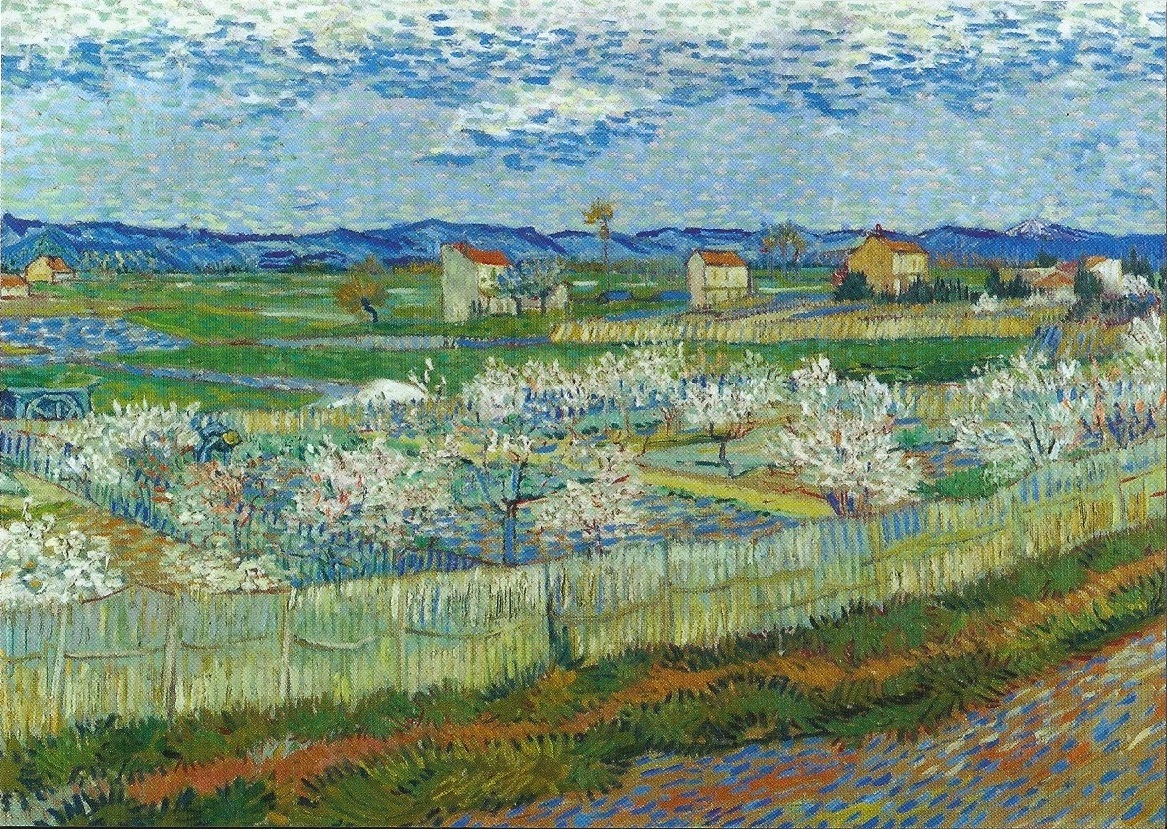 Картина поля гогена бретонская деревня в снегу