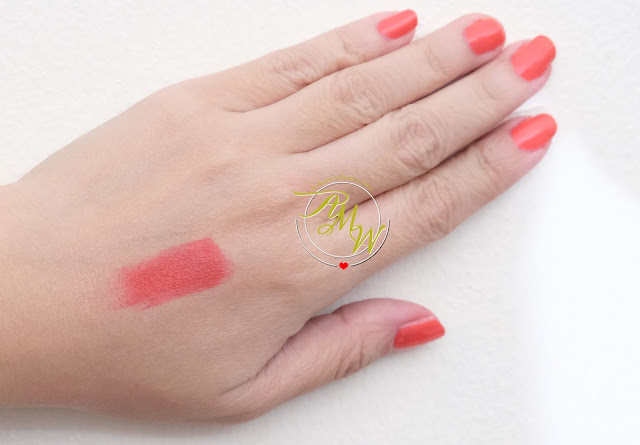 a swatch photo of Shawill Mineral Matte Lipstick Review By www.AskMeWhats.com Nikki Tiu