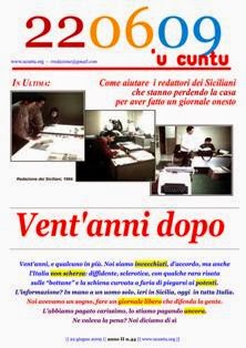 'U Cuntu 44 - 22 Giugno 2009 | TRUE PDF | Settimanale | Informazione Locale | Antimafia