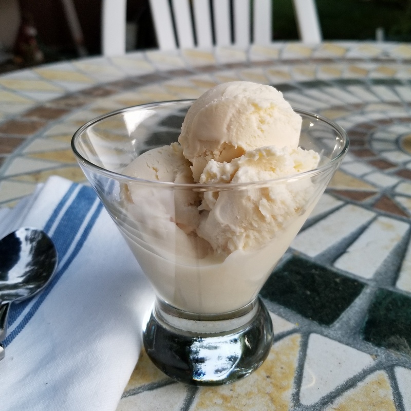 Blender Lemon Curd Ice Cream