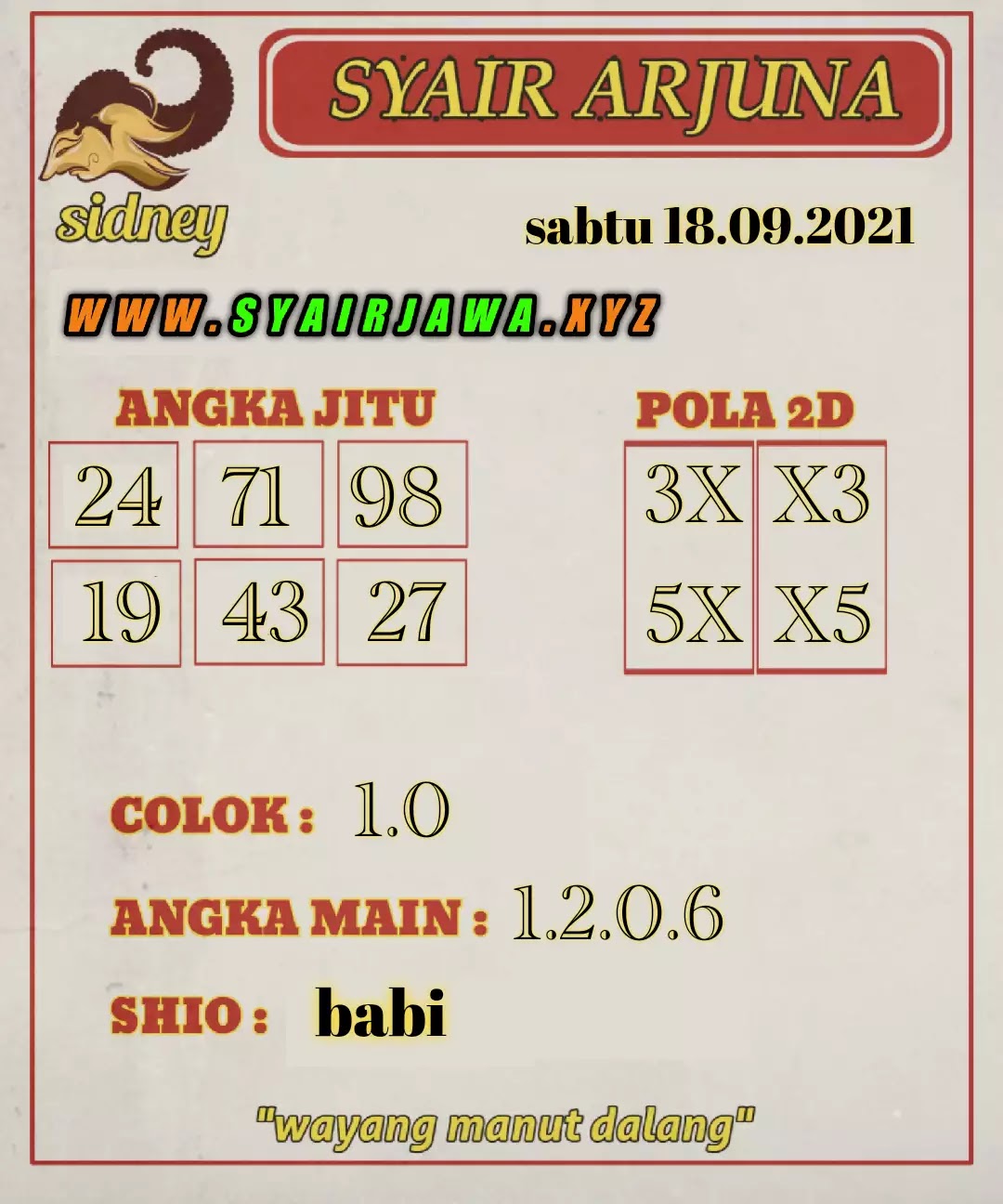 Prediksi Syair Sdy 18 September 2021 - Pangkalantoto