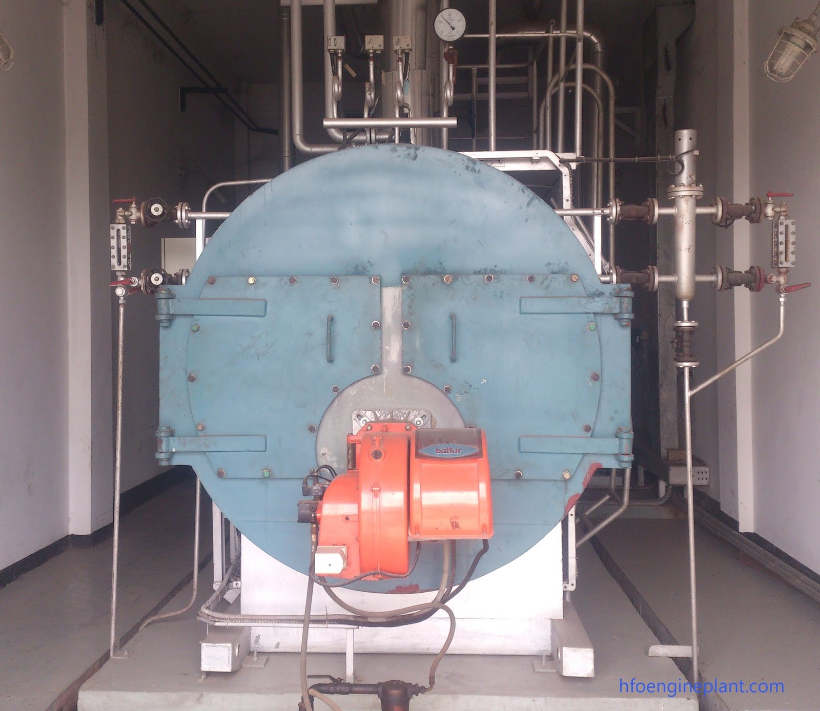 Auxiliary Boiler in HFO Power Plant HFO POWER PLANT