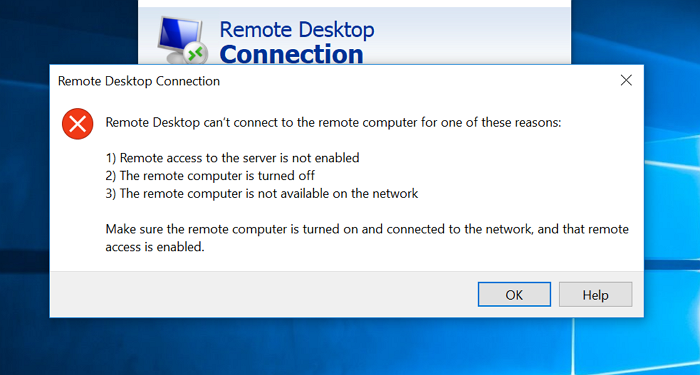 Il desktop remoto non può connettersi al computer remoto