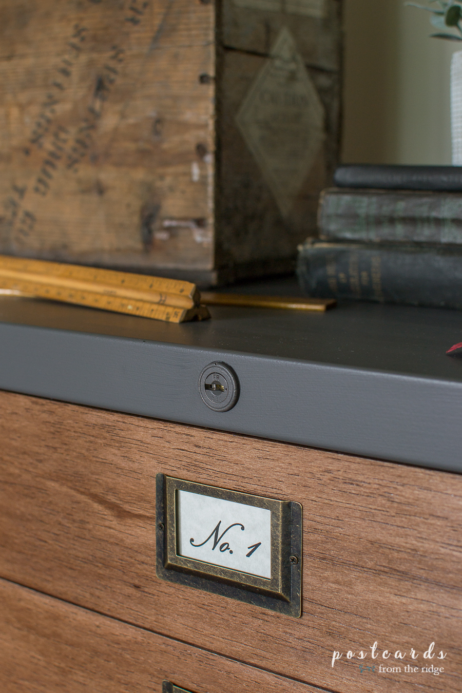How To Update A Metal File Cabinet Postcards From The Ridge