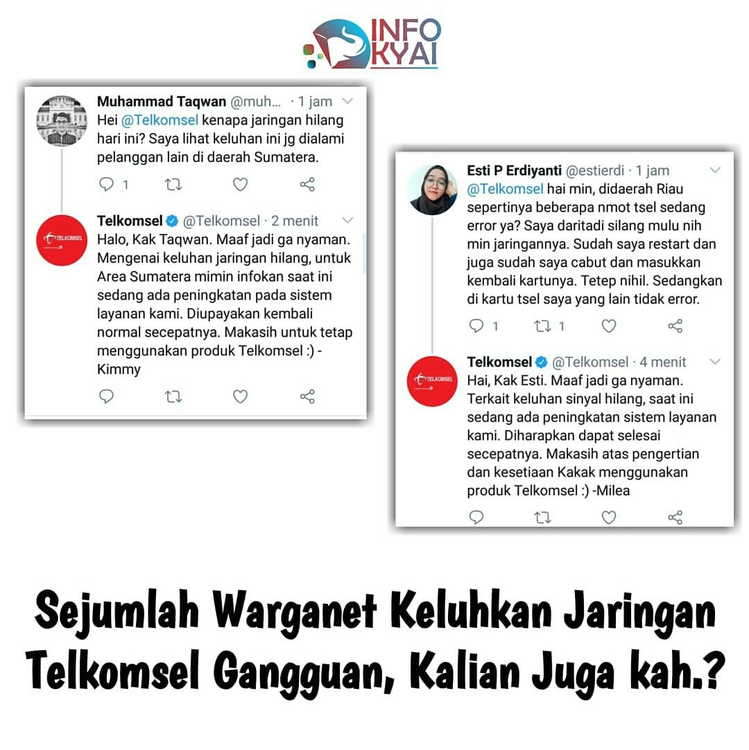 Sejumlah Warganet Keluhkan Jaringan Telkomsel Gangguan Kalian Juga Kah Berita Viral Hari Ini Lowongan Kerja Hari Ini