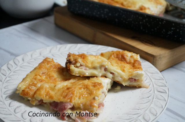 Pastel Al Horno Con Bacon Y Queso
