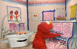 Elmo, Dorothy and the Bathtub sing the bath time song together. Sesame Street Elmo's World Bath Time the bath time song