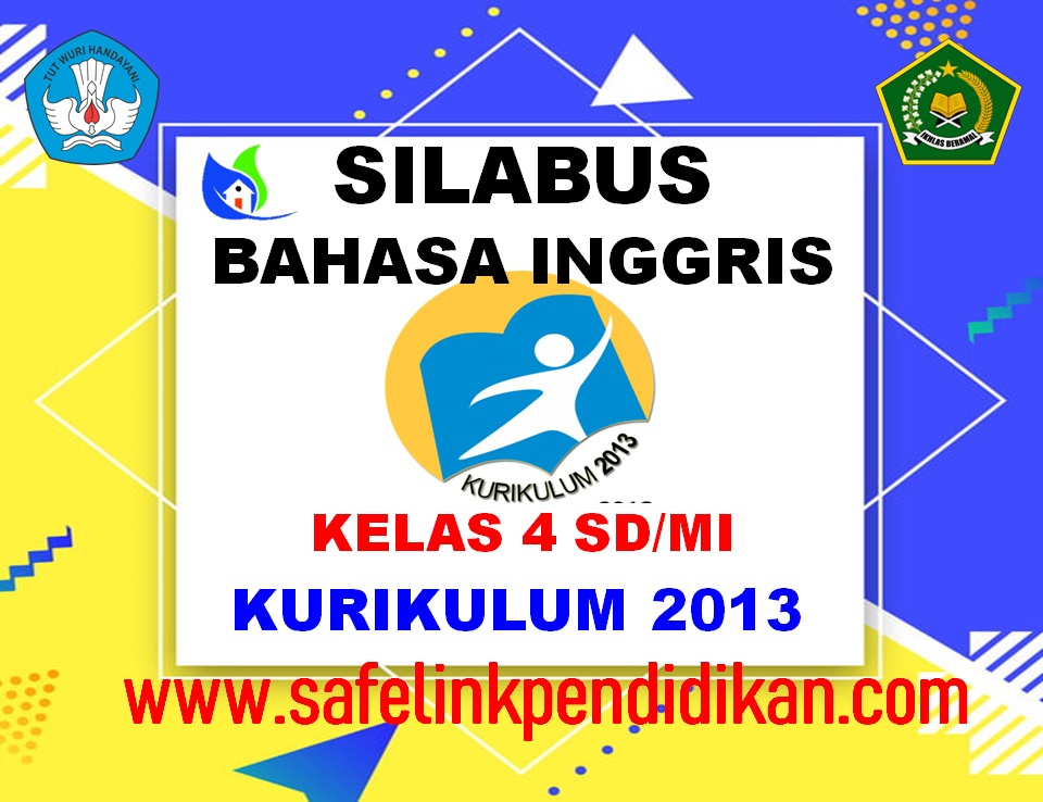 Silabus Bahasa Inggris Kelas 4 SD/MI