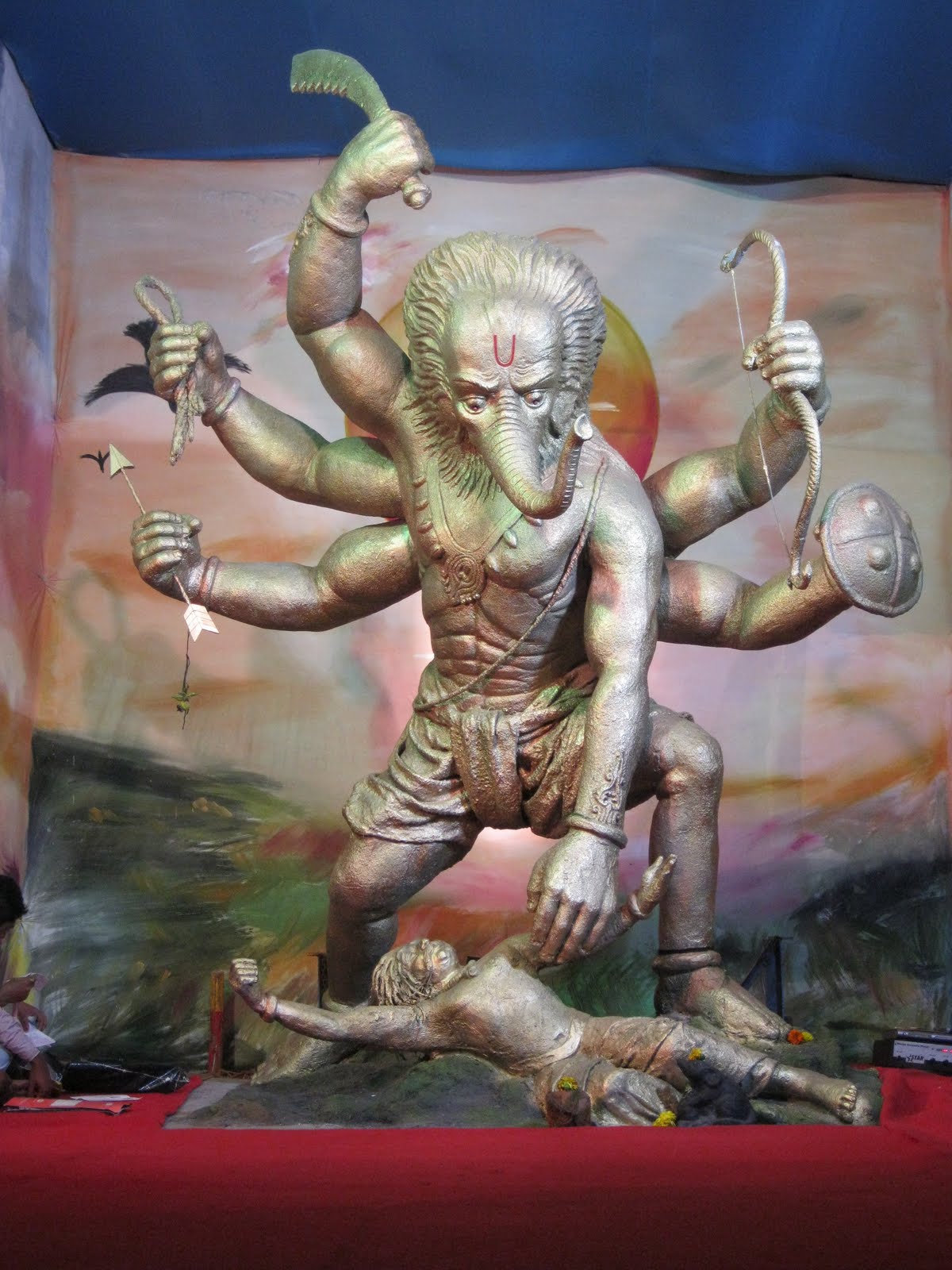 Kolhapur Ganesh 2011 Rajarampuri challege sports, rajaram puri, kop.