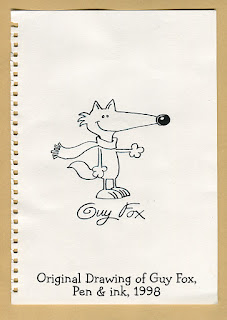Original drawing of Guy Fox, 1998 Original drawing of Guy Fox, 1998