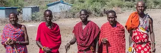 Maasai society of men.