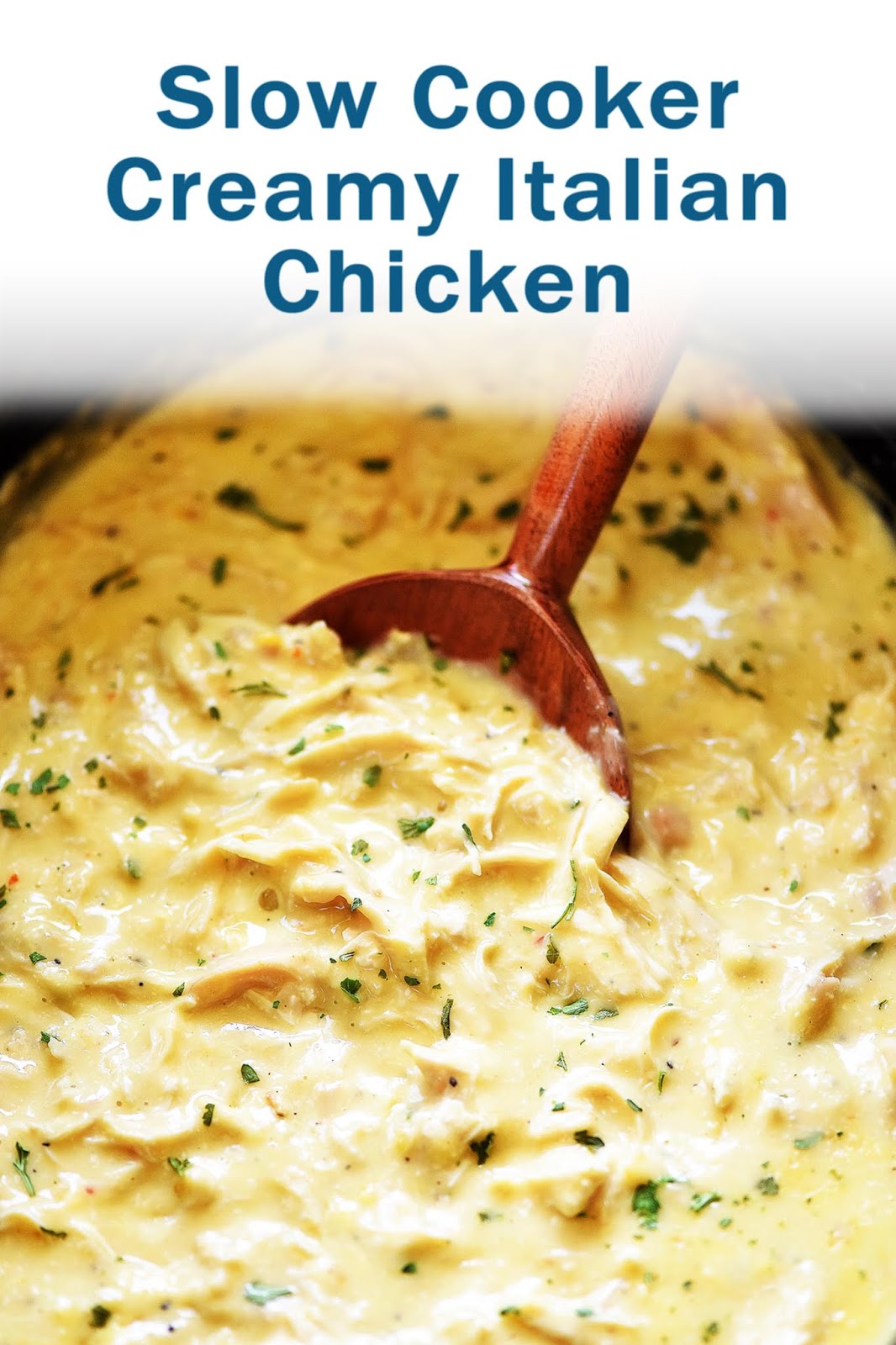 Slow Cooker Creamy Italian Chicken Arborio Steffi