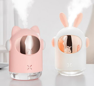 PINK Air Humidifier: Cat and Bunny Designs