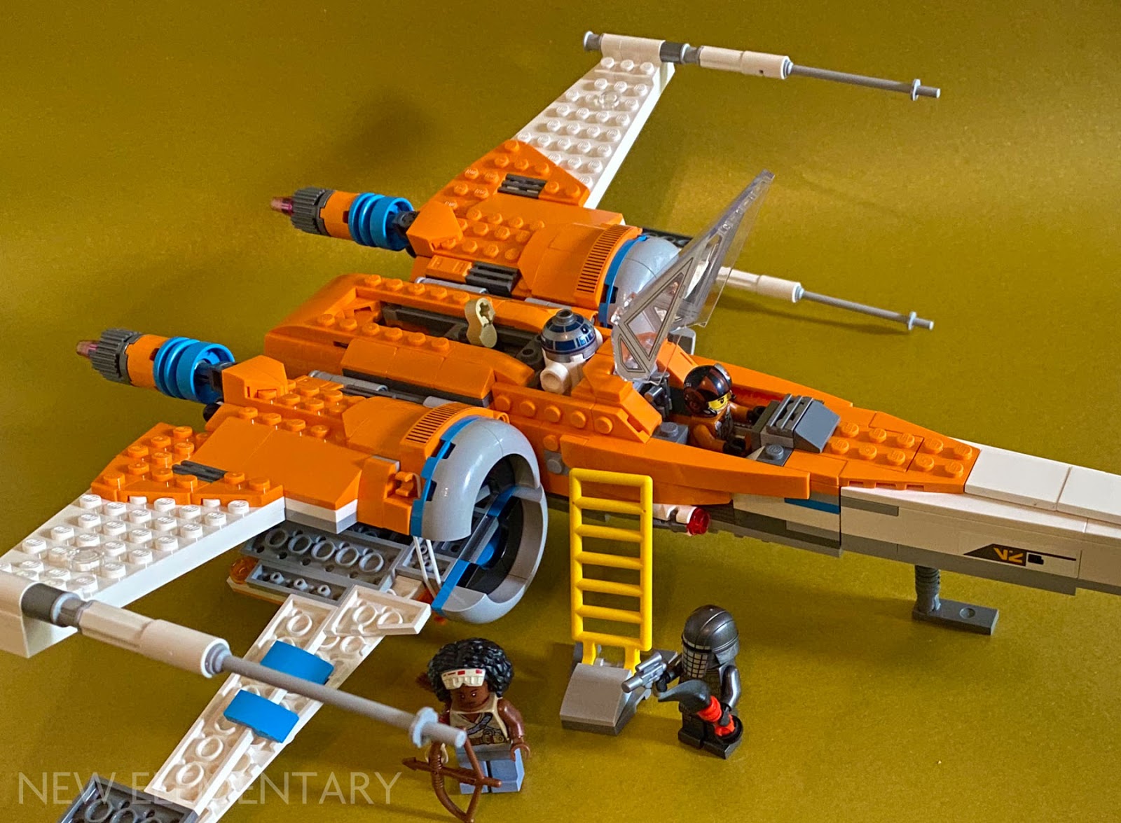 LEGO® Star review: 75273 Poe Dameron's X-wing Fighter | New Elementary: LEGO® parts, sets and techniques