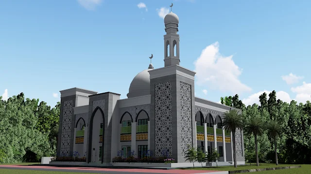 gambar desain masjid