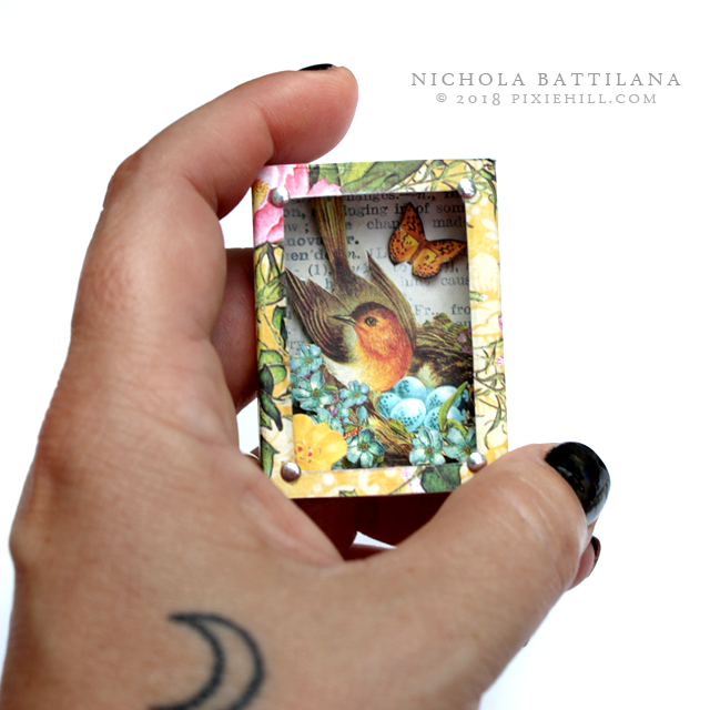 Pretty Bird Matchboxes for Graphic 45 - Nichola Battilana