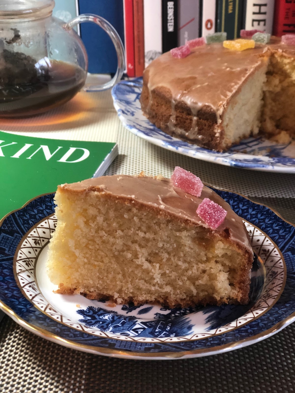 Chez Maximka Orange and coconut cream cake