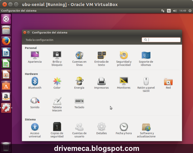 DriveMeca instalando Linux Ubuntu Xenial Xerus 16.04 LTS paso a paso