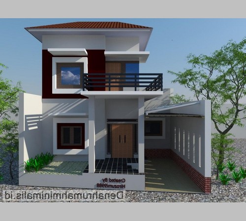 Desain Atap  Rumah  2  Lantai  Datar Sederhana  Modern Terbaru 2019